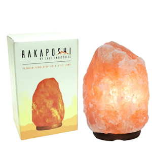 Rakaposhi Natural Himalayan Salt Rock Lamp w/ 6&#39; Dimmer Switch - 6-9 ih / 6-9lbs- Wholesale Pricing-- Popular Item Ready to Ship