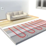 RAON System electric heating element floor heating cable (poultry heating system) RFHC-18W (Triple Conductors, PVC Outer Jacket)
