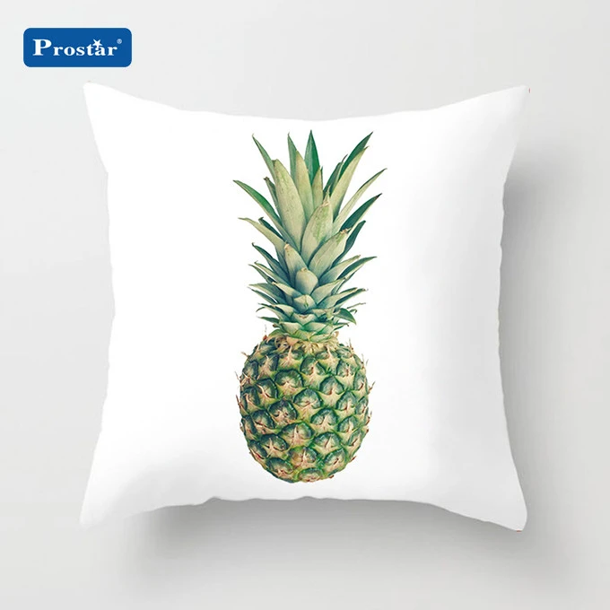 Ready to ship pineapple plant printed pillow cases cushion cover set