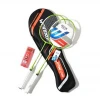 red blue yellow green color wholesale popular grip adult badminton racket set with badminton racket bag