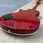 Red Flame Top Legacy Zebra Pickups No Pickguard Red Backplate Chrome Parts free shipping in stock