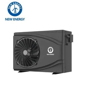 residential horizontal inverter air to water high COP heat pump for swimming pool and spa