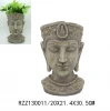 Resin human face vase Resin human face vase artificial flowerpot, indoor and outdoor vase statue ornaments