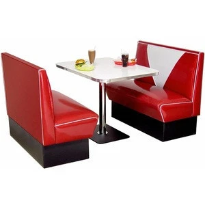 Retro Furniture Diner Booth Hollywood Two Seater Set restaurant booth tables