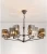 Import Retro LOFT industrial style heavy metal American simple industrial style restaurant lamp creative cafe chandelier from China