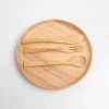 Reusable Biodegradable Bamboo Wood Spoon and Fork, Knife, Chopsticks Set