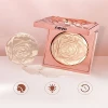 Roses bright Grooming plate Carry bright Powdery cake glitter pearl Unicorn pressed powder waterproof cosmetics highlights