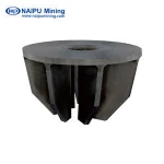Rotor and stator for mining flotation machine