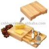 Round Swivel Cheese Board Knife Set Tool