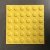 Import Rubber Plastic Blind Tactile Tile Yellow Indicator with skidproof Dot design for Visually Impaired safety passageway from China
