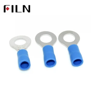 RV2-6 Blue Ring insulated terminal Cable Wire Connector 100PCS/Pack suit 1.5-2.5mm Electrical Crimp Terminal