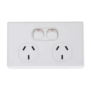 Saa Australia Slimline 10A wall electrical sockets and switches