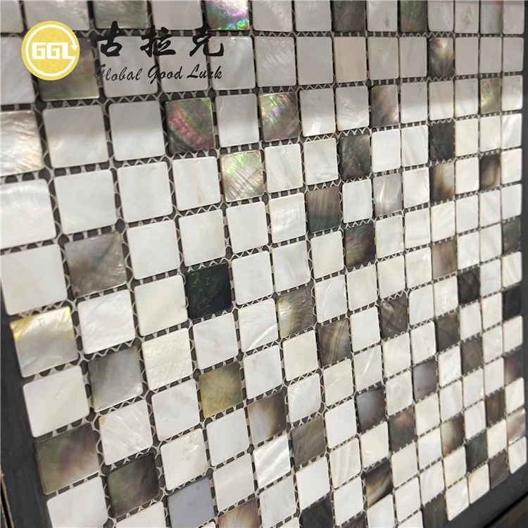 Sale Price Door Inlay Mother Of Pearl Mosaic Tile 100%Art Design Shell Pacif Random Sizes