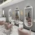 Import Salon Beauty Chair And Mirror Set Gold Led Salon Mirror Hair Salon Mirrors Designs from China