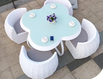 Save place fashion rattan chair set wicker garden chair set outdoor furniture