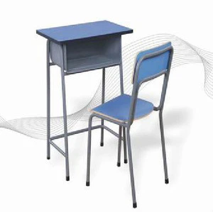 School Furniture Student Desk and Chair Single Classroom Furniture Set
