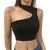 Import Sexy Crop Top Women Tops Fashion Bustier Bra Vest Blouse New One Shoulder Camisole from China