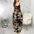 Import Sexy spaghetti strap casual women long floral summer dress from China