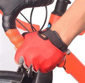 Short Finger Men&#39;s Driving Gloves Custom Design Men Gloves Cycling Racing Gloves