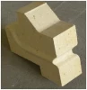 Silica refractory brick for glass furnace