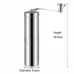 Single Cup Mini Stainless Steel Espresso Capsule Coffee Maker With Handle Portable Espresso Machine Coffee Maker