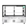 Single-Temperature Rectangular Square Dessert Display Case for Pastry and Cake Display Chiller Refrigeration Equipment