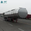 SINOTRUK 3 axle 42,000 Liters aluminum oil transport fuel tanker semi trailer for sale