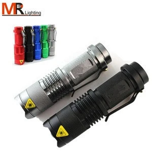 SK-68 Tactical Lamp 3w 300lm Adjustable Focus Zoomable Torch Light 3 Modes Handheld Mini Q5 LED Flashlight
