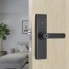 smart door lock fingerprint home hotel card lock black bronze wifi APP card password