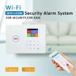 Smart Home Security GSM WiFi Alarm System, Wholesale SMS Magnetic Door Sensor Alarm