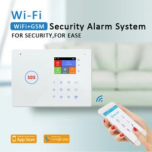 Smart Home Security GSM WiFi Alarm System, Wholesale SMS Magnetic Door Sensor Alarm