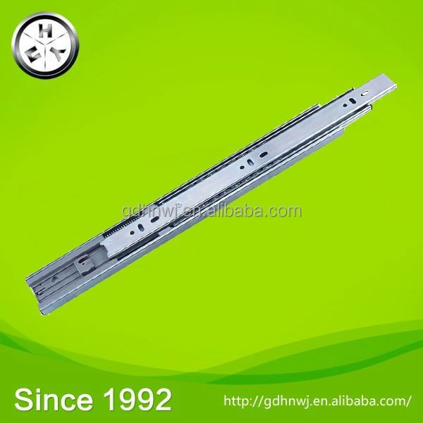 Soft-closing full extension ball bearing telescopic channel 45mm drawer slides