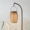 Solar Imitation Vine Floor Lamp with Stand for Garden