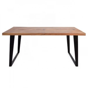 South America natural shape acacia walnut solid wood Restaurant Table