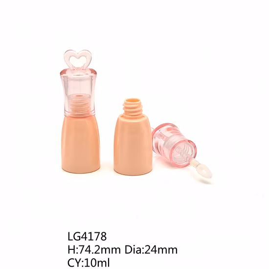 Import Eml Pack LG4178 Blowing Bottle Lip Gloss Empty Packaging 8ml ABS Bottle Lip Oil Container for Glue Key Chain Lipgloss Empty Case from China