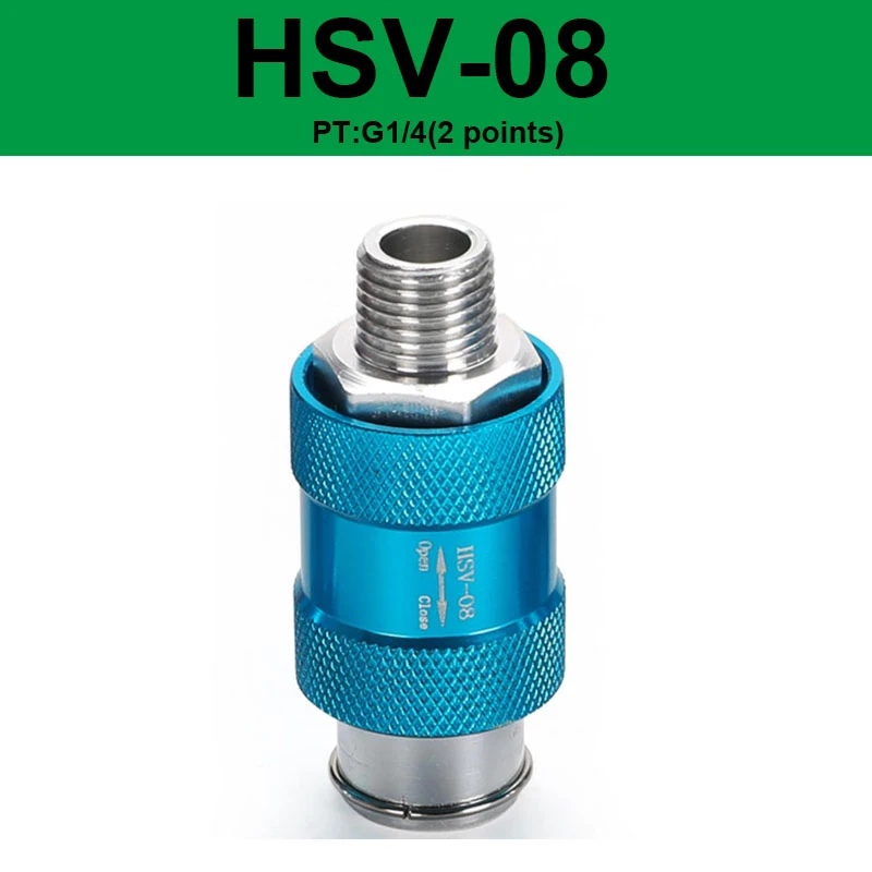Special Hsv-08 Manual Valve Pneumatic Control Hand Slide Valve Air Pipe Control Switch Fitting