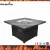 Import square Outdoor tile top fire pit tables with stainless steel drop-in pans,55000BTU outdoor heater from China