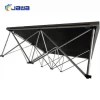stage aluminum the selling price mobile red carpet staging with BLACK skirt