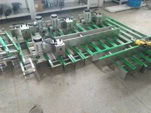 stainless steel 90 degree turning chain conveyor