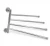 Import Stainless Steel Bathroom Towel Rod, Movable Towel Bar With Double Four Rotating Poles from China