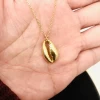 Stainless steel Golden Shell Necklace Jewelry 18k gold rope female fashion accessories Pendant Simple Clavicle Chain necklaces