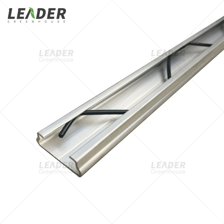 stainless steel greenhouse film 0.5mm lock profile channel
