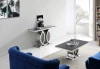 stainless steel Home console table   glass tempered Home decoration furniture