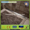 Stainless Steel linear drain bathroom tile/PVC Material 8"drainage pipe/stainless steel floor trap drains