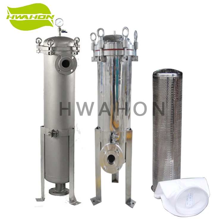 Stainless Steel Liquid Bag Filter Housing SS 304/316L for Water Treatment