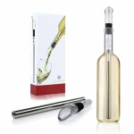 Stainless Steel Wine Pourer with Chill Rod Wine Cooler Wine Cooling Rod