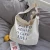 Import Stock Long Shoulder Belt Canvas Cotton Shopping Tote Bag from China