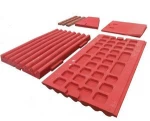 stone jaw crusher wearing spare parts moving and stationary jaw plates