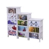 Storage Cabinet  with Storage Drawers and Wood Legs Bedside Nightstand for Living Room Corner Bedroom Home Furniture Decor