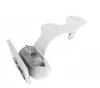 Super slim mechanical hot and cold bidet attachment with phone holder